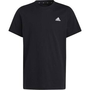 adidas ESSENTIALS SMALL LOGO TEE Detské tričko, čierna, veľkosť 128