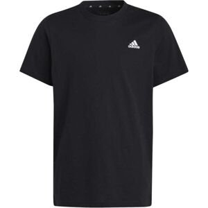 adidas ESSENTIALS SMALL LOGO TEE Detské tričko, čierna, veľkosť 152
