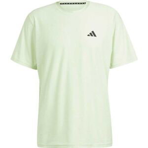 adidas TRAIN ESSENTIALS STRETCH TRANING T-SHIRT Pánske tréningové tričko, svetlo zelená, veľkosť XXL