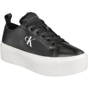 Calvin Klein CUPSOLE FLATFORM LOW W Dámske tenisky, čierna, veľkosť