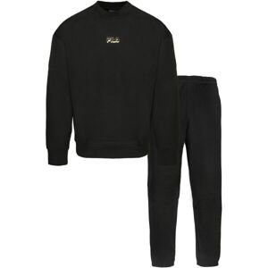 Fila IN BRUSHED COTTON FLEECE Unisex pyžamo, čierna, veľkosť M