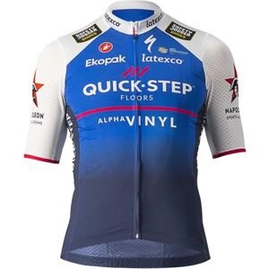 Castelli SOUDAL QUICK-STEP COMPETIZIONE JERSEY Cyklistický dres, modrá, veľkosť XL