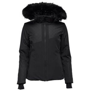 CMP WOMAN JACKET ZIP HOOD Dámska lyžiarska bunda, čierna, veľkosť 38