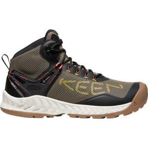 Keen NXIS EVO MID WP Pánska obuv, khaki, veľkosť 46