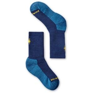 Smartwool K HIKE FULL CUSHION CREW Detské outdoorové ponožky, tmavo modrá, veľkosť S