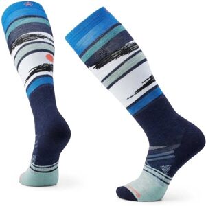 Smartwool SKI FC MIDNIGHT SKI PATTERN OTC Pánske lyžiarske podkolienky, tmavo modrá, veľkosť L