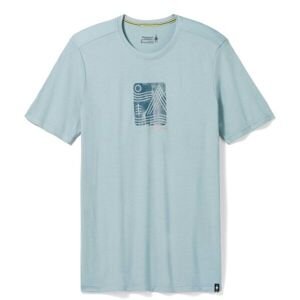 Smartwool MOUNTAIN BREEZE GRAPHIC Pánske tričko, sivá, veľkosť L