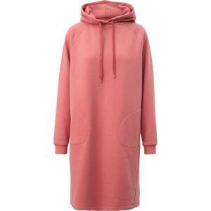 s.Oliver QS HOODIE LS DRESS Dámske športové šaty, ružová, veľkosť M