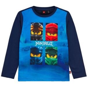 LEGO® kidswear LWTANO 108 Chlapčenské  tričko s dlhým rukávom, modrá, veľkosť 116