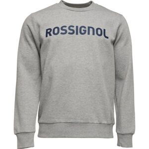 Rossignol LOGO SWEAT RN FL Pánska mikina, sivá, veľkosť XXL