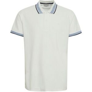 BLEND POLO REGULAR FIT Pánske tričko polo, biela, veľkosť XXXL
