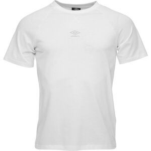 Umbro RLXS TEE ESSENTIALS Pánske tričko, biela, veľkosť L