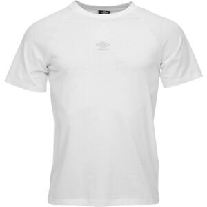 Umbro RLXS TEE ESSENTIALS Pánske tričko, biela, veľkosť M