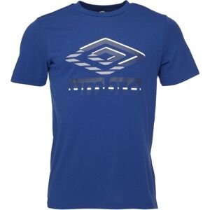 Umbro GLITCH GRAPHIC TEE Pánske tričko, modrá, veľkosť S
