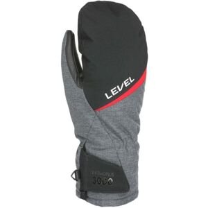 Level ALPINE Pánske lyžiarske rukavice, tmavo sivá, veľkosť XXL