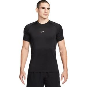 Nike NP DF SLIM TOP SS Pánske tričko, čierna, veľkosť XXL