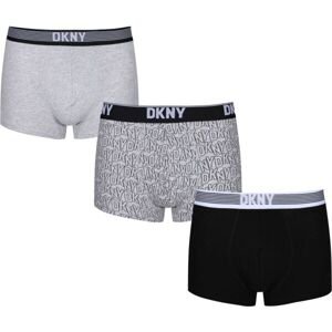 DKNY GENEVA Pánske boxerky, sivá, veľkosť M
