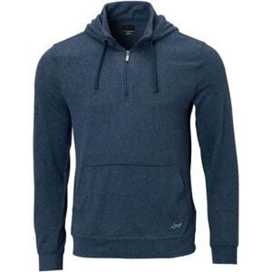 GREGNORMAN 1/4 ZIP HOODIE Pánska golfová mikina, tmavo modrá, veľkosť XL