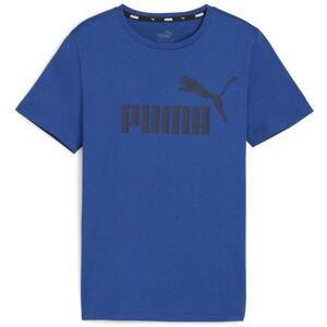 Puma ESS LOGO TEE B Chlapčenské tričko, modrá, veľkosť 152