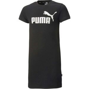 Puma ESSENTIALS + LOGO DRESS TR G Dievčenské šaty, čierna, veľkosť 128