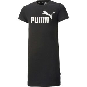 Puma ESSENTIALS + LOGO DRESS TR G Dievčenské šaty, čierna, veľkosť 164