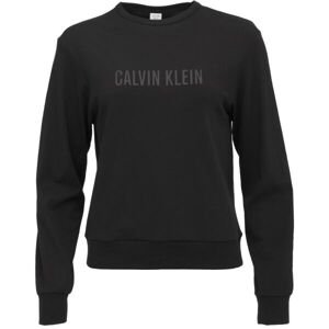 Calvin Klein SWEATSHIRT L/S Dámska mikina, čierna, veľkosť XS