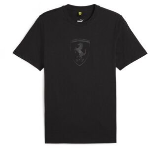 Puma FERRARI RACE BIG SHIELD Pánske tričko, čierna, veľkosť M