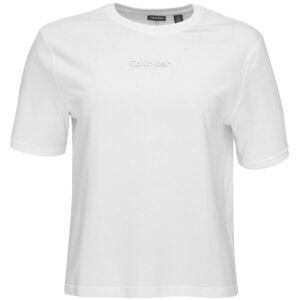 Calvin Klein PW - SS T-SHIRT Dámske tričko, biela, veľkosť XS