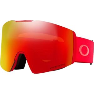 Oakley FALL LINE L Lyžiarske okuliare, červená, veľkosť os