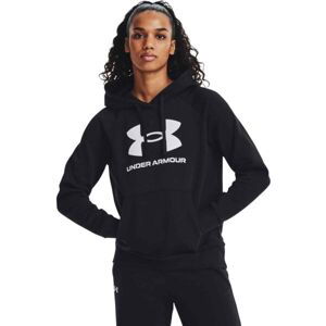 Under Armour RIVAL FLEECE BIG LOGO Dámska mikina, čierna, veľkosť M