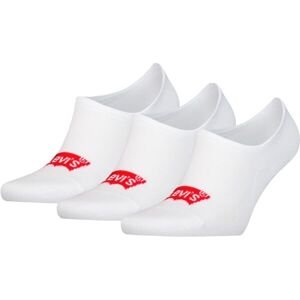Levi's HIGH CUT BATWING LOGO 3P Unisexové ponožky, biela, veľkosť 35/38