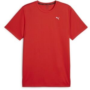 Puma PERFORMANCE SS TEE M Pánske tričko, červená, veľkosť S