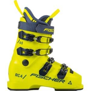 Fischer RC4 65 JR Detská lyžiarska obuv, žltá, veľkosť 22.5