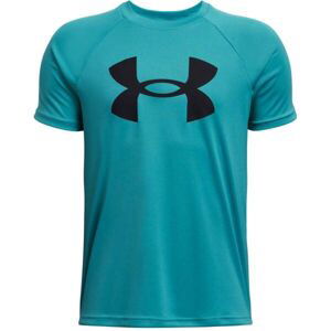 Under Armour TECH BIG LOGO SS Chlapčenské tričko, zelená, veľkosť L