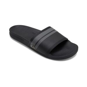 Quiksilver RIVI SLIDE Pánske šľapky, čierna, veľkosť 39