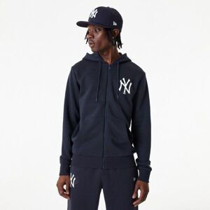 New Era MLB ESSENTIALS FZ HOODY NEYYAN Pánska mikina, tmavo modrá, veľkosť L