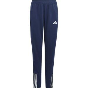 adidas TIRO 23 PANTS Juniorské tepláky, tmavo modrá, veľkosť 164