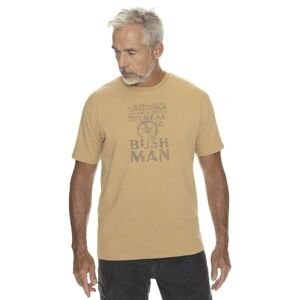 BUSHMAN NEALE Pánske tričko, hnedá, veľkosť 4xl