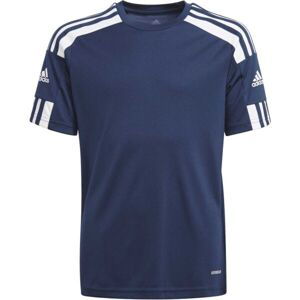 adidas SQUAD 21 JSY SS Pánsky futbalový dres, tmavo modrá, veľkosť 164