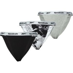 Reebok TANGA BRIEF ISLA 3pk Dámske nohavičky, čierna, veľkosť L