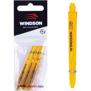 Windson NYLON SHAFT MEDIUM 3 KS Set náhradných nylonových násadiek, žltá, veľkosť os