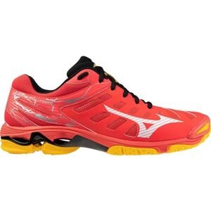 Mizuno WAVE VOLTAGE Pánska volejbalová obuv, červená, veľkosť 42.5