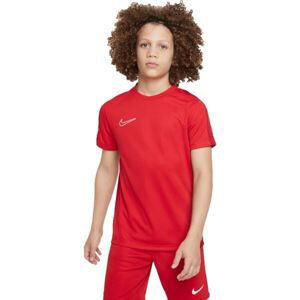 Nike DRI-FIT ACADEMY Detské futbalové tričko, červená, veľkosť M