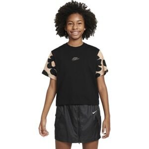 Nike SPORTSWEAR Dievčenské tričko, čierna, veľkosť M