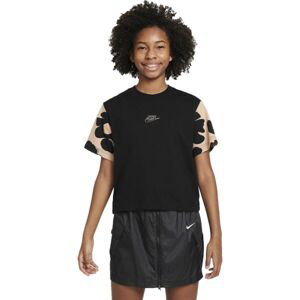 Nike SPORTSWEAR Dievčenské tričko, čierna, veľkosť XL