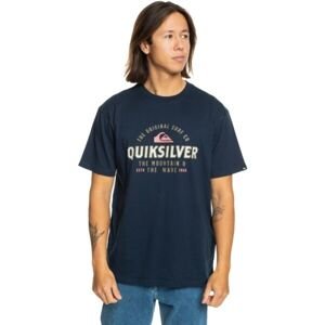 Quiksilver FLOATING AROUND Pánske tričko, tmavo modrá, veľkosť XL