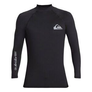 Quiksilver EVERYDAY UPF50 Pánske surfovacie tričko, čierna, veľkosť M