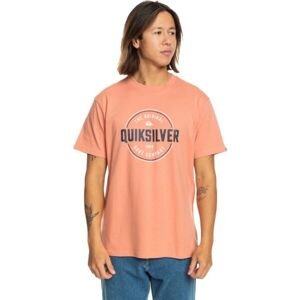 Quiksilver CIRCLE UP Pánske tričko, lososová, veľkosť L