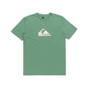 Quiksilver COMP LOGO Pánske tričko, zelená, veľkosť XL