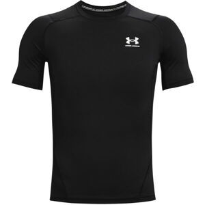 Under Armour HG ARMOUR COMP SS Pánske tričko, čierna, veľkosť md